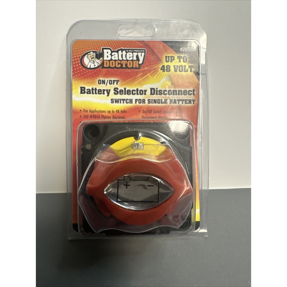 WirthCo Battery Doctor #20387 On/Off Battery Selector Disconnect Switch 12-48V